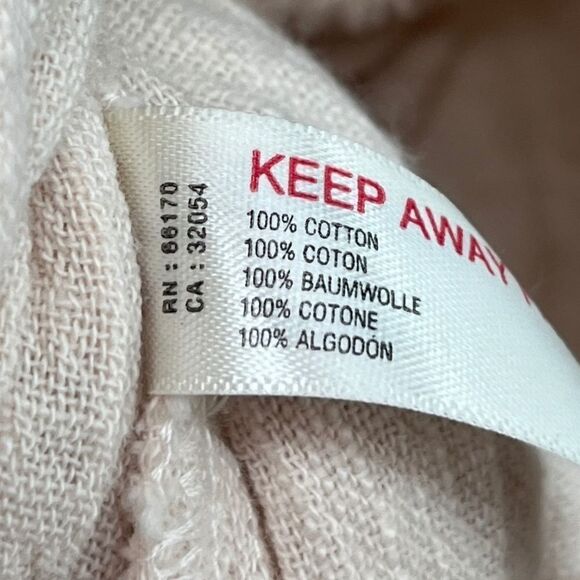 Free People Shorts Cream Gauze Cotton Boho Pull-On Size Small Beachy - Picture 9 of 10